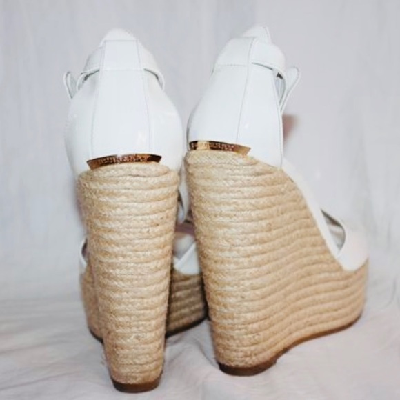 Authentic Burberry Wedge Sandals - Picture 2 of 3